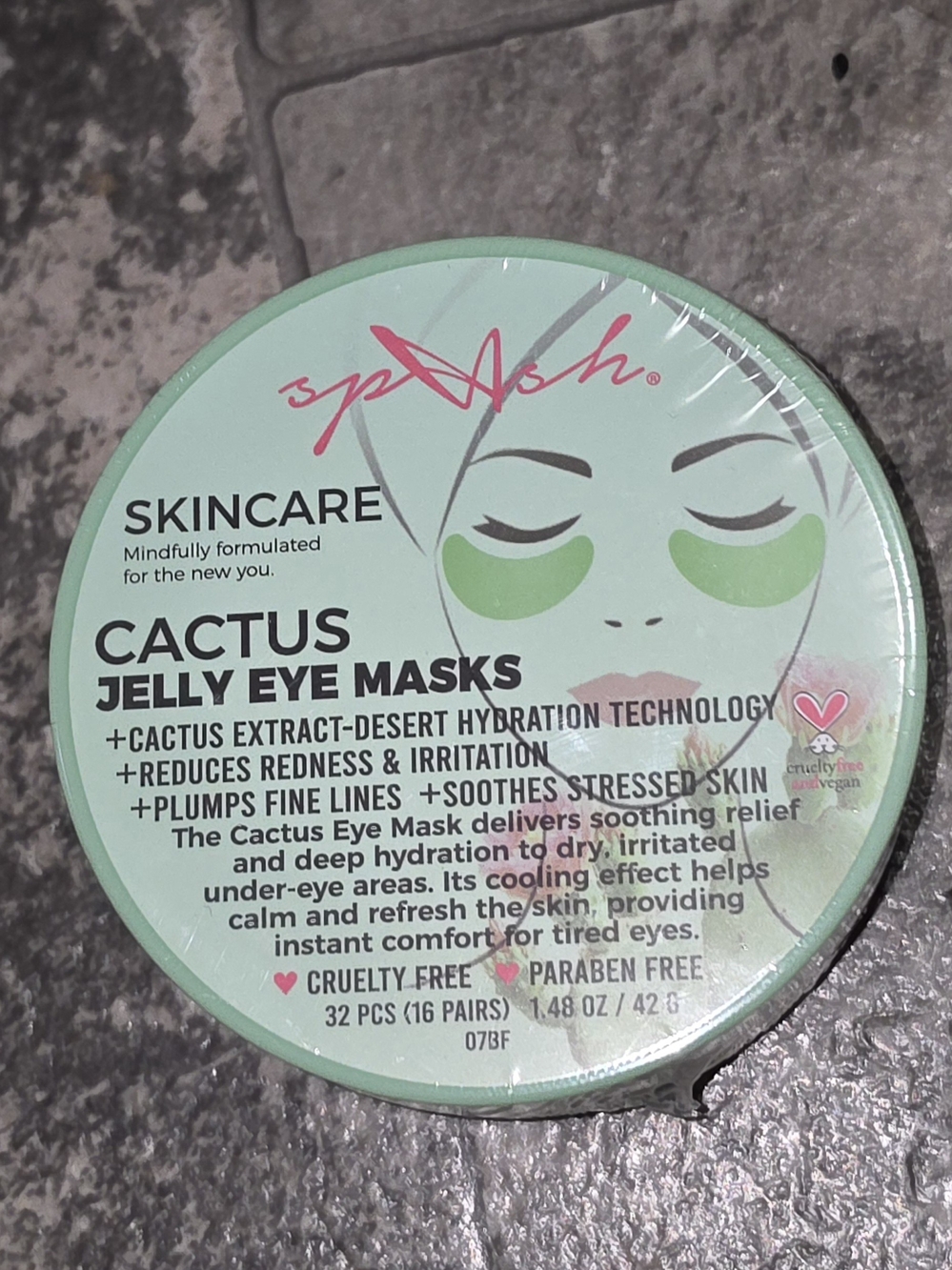La Splash Cactus Jelly Eye Masks — Under-Eye Patches 32 ct BNIB